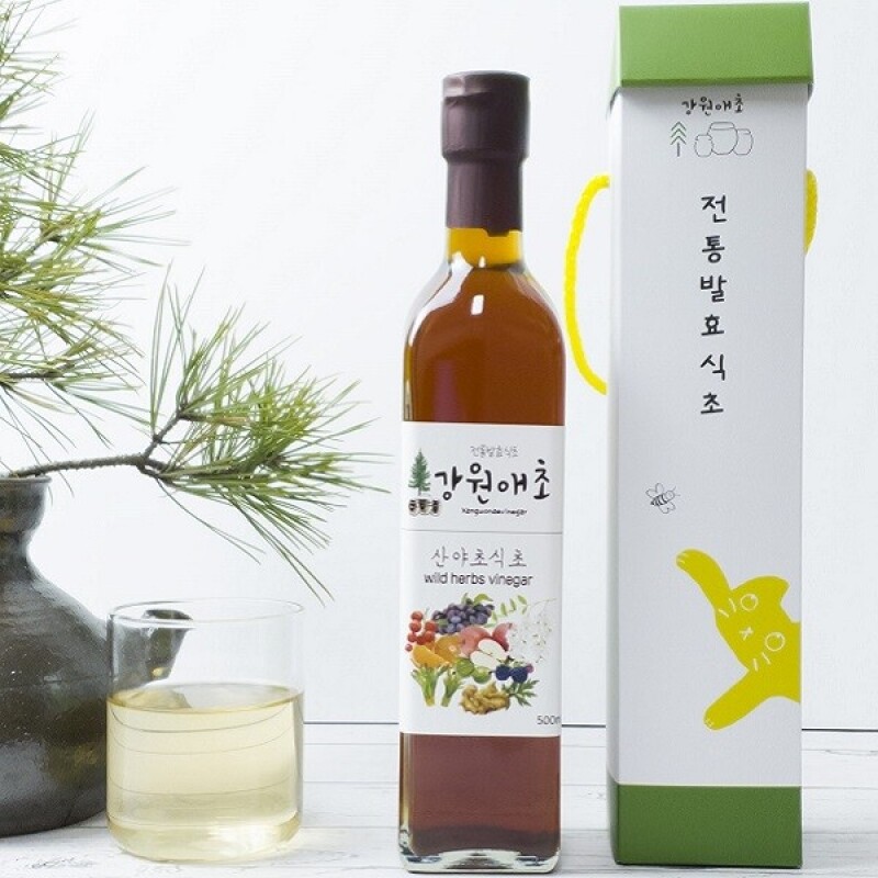 강원더몰,강원애초 산야초식초 500ml